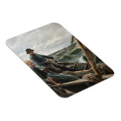 Vater und Tochter auf See (von Albert Edelfelt) Magnet (Rechte Seite)