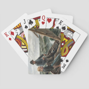Vater und Tochter auf See (von Albert Edelfelt) Spielkarten