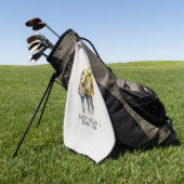 Vater und Tochter Bond (2) Golfhandtuch (Gras)