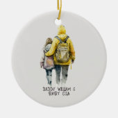 Vater und Tochter Bond (2) Keramik Ornament (Vorne)