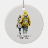 Vater und Tochter Bond (2) Keramik Ornament (Hinten)