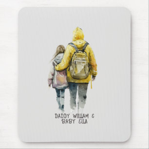 Vater und Tochter Bond (2) Mousepad
