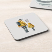 Vater und Tochter Bond (3) Getränkeuntersetzer (Linke Seite)