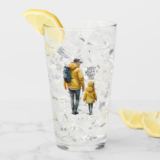 Vater und Tochter Bond (3) Glas (Vorderseite Ice)
