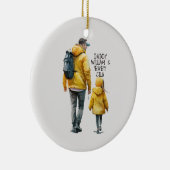 Vater und Tochter Bond (3) Keramik Ornament (Rechts)