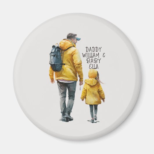 Vater und Tochter Bond (3) Magnet (Vorne)