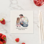 Vater und Tochter Bond (5) Serviette (Beispiel)
