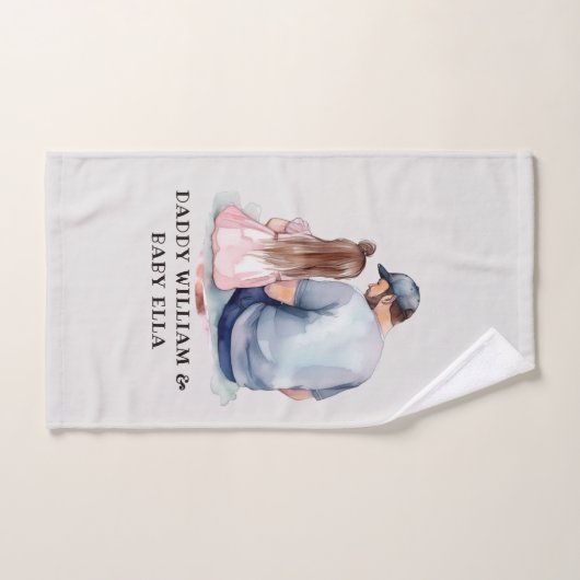 Vater und Tochter Bond (7) Badhandtuch Set (Handtuch)