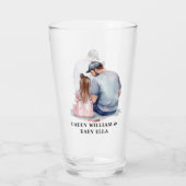 Vater und Tochter Bond (7) Glas (Rückseite)