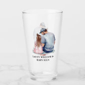 Vater und Tochter Bond (7) Glas (Vorderseite)