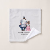 Vater und Tochter Bond (8) Badhandtuch Set (Waschlappen)