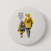 Vater und Tochter Bond Button (Vorderseite)
