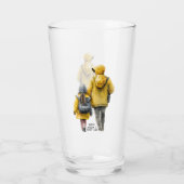 Vater und Tochter Bond Glas (Rückseite)
