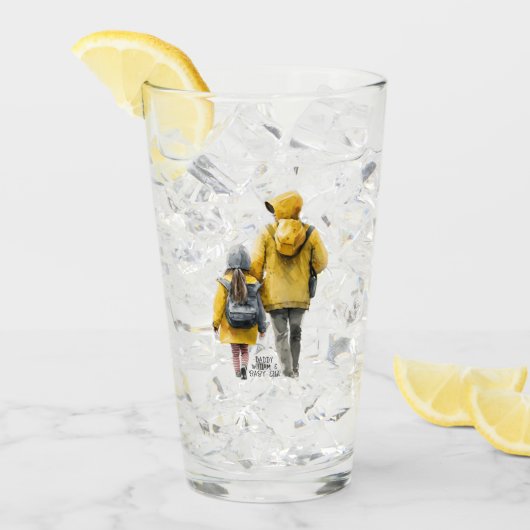 Vater und Tochter Bond Glas (Vorderseite Ice)
