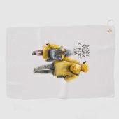 Vater und Tochter Bond Golfhandtuch (Horizontal)