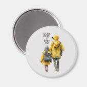 Vater und Tochter Bond Magnet (Vorderseite/Rückseite)