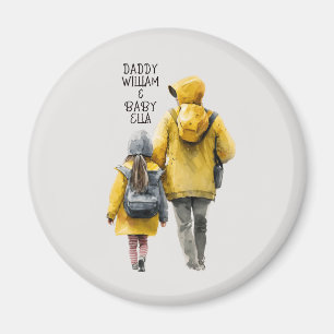 Vater und Tochter Bond Magnet