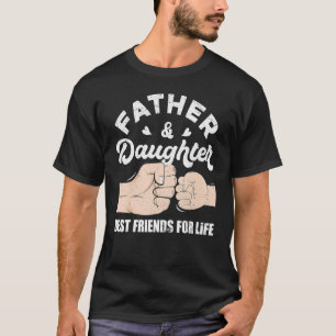 Vater und Tochter die besten Lebensfreunde für die T-Shirt