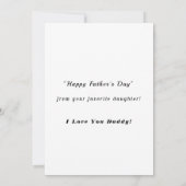 Vater und Tochter fischen (Rückseite)