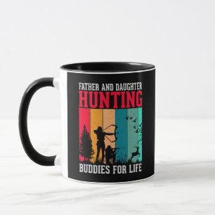 Vater und Tochter Hirsche Jagd Tasse