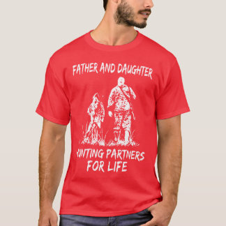 Vater- und Tochter-Jagdpartner für die Lebensjagd T-Shirt