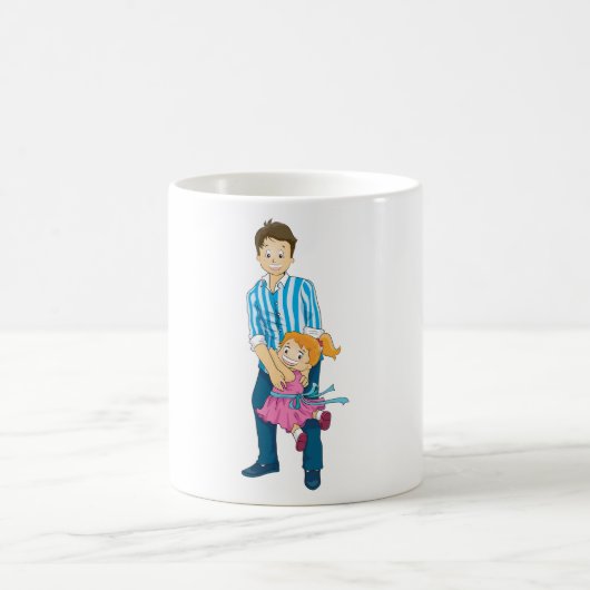 Vater und Tochter Kaffeetasse (Mittel)