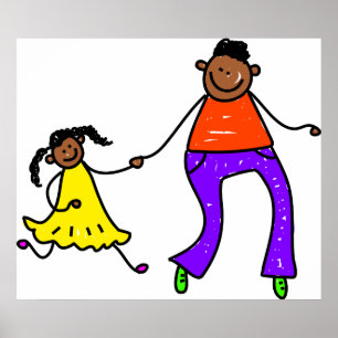 Vater und Tochter Poster