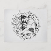 Vater und Tochter Postkarte (Vorderseite)