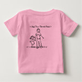 Vater und Tochter T - Shirt Zurück (Individuelle N (Rückseite)