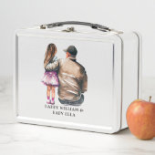 Vater- und Tochterbank (11) Metall Brotdose (Beispiel)