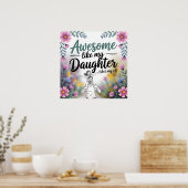 Vater- und Tochtergeschenk | Phantastisch wie mein Poster (Küche)