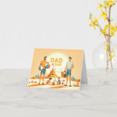 Vater und Vater Karte (Gelbe Blume)