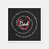 Vater und Väter Serviette (Vorderseite)