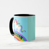 VATER UNICORN DADICORN FUNNY COFFEE MUGS TASSE (Vorderseite Links)