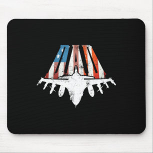 Vater uns Amerikanische Flagge Luftkämpfer Jet Vat Mousepad