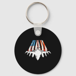 Vater uns Amerikanische Flagge Luftkämpfer Jet Vat Schlüsselanhänger