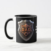 Vater-Unschwindelnde Protector & Helden-Fathers-Ta Tasse (Links)