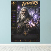Vater Uralter Zauberer Leinwand (Insitu (Holzboden))