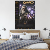 Vater Uralter Zauberer Leinwand (Insitu (Schlafzimmer))