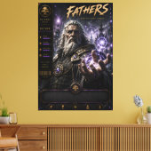 Vater Uralter Zauberer Leinwand (Insitu (Wohnzimmer))