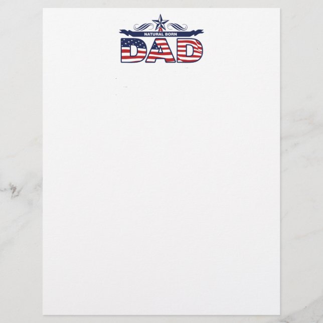 Vater, Vater, ein natürlicher Geborener Vater (Vorderseite)