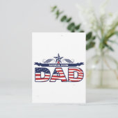 Vater, Vater, ein natürlicher Geborener Vater Postkarte (Stehend Vorderseite)