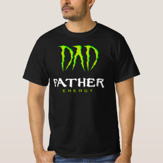 Vater Vater Energie Monster Happy Vatertag Tshir T-Shirt