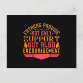 Vater - Väter fördern Postkarte (Vorderseite)