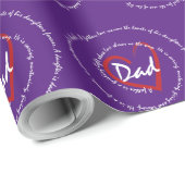 Vater - Väter Geschenkpapier (Rolleneckpunkt)
