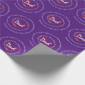 Vater - Väter Geschenkpapier (Ecke)
