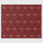 Vater - Väter Geschenkpapier (Flach)