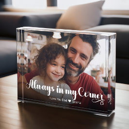 Vater Vater immer in meiner Ecke Horizontal Fotoblock