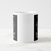 Vater Vater oder Ehemann Add Name Year Legende Vin Jumbo-Tasse (Vorderseite)