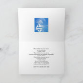 VATER - VATER - SAILBOAT - BLAUES MEER KARTE (Innenseite)